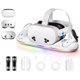 thumbnail image 1 of Base de Carga para Meta Quest 3/3S- Estación de Carga Rápida Compatible con Oculus Quest 2/3/3S-VR Accesorios de Carga con Luz RGB- Soporte de Carga Magnético para Controlador- 2 Baterías Recargables, 1 of 1