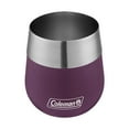 thumbnail image 2 of Coleman 13oz Claret Insulated Stainless Steel Wine Glass, Purple, 2 of 13