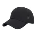 thumbnail image 2 of Lightweight Quick Dry Baseball Cap for Men Women, Breathable Outdoor Sports Hat, Adjustable Comfort Casual Sun Cap, Headwear for Running, Camping, Walking, Travel and Daily UV Protection Black, 2 of 7