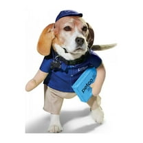 Bootique Cute Carrier Dog Cat Costume Small Pet Halloween Outfit Mailman Postal Worker Delivery Package