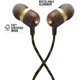 thumbnail image 2 of Casa de Marley EM-JE041-BA Smile Jamaica Auriculares con cable, auriculares con aislamiento de ruido para iPhone, Android, latón, 2 of 3