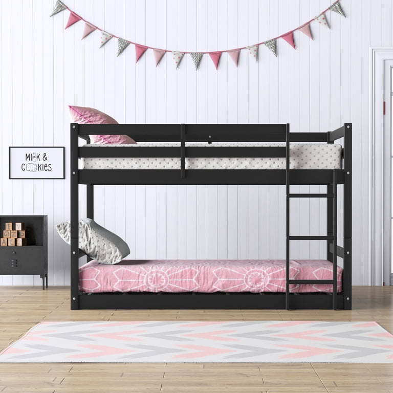 Double Deck Bed Frame Bunk Beds Mr Price Home Morgan Black Twin