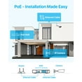 thumbnail image 2 of ZOSI 8CH 5MP Outdoor PoE Security Camera System, 4pcs 5MP Audio PoE IP Surveillance Camera with Spotlight, 4K 8CH NVR Built-in 2TB HDD, Smart Person/Vehicle Detection, 2 of 11