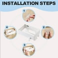 thumbnail image 5 of Space-Saving Foldable Trash Bag Holder, Wall Mounted Collapsible Garbage Bag Rack with Magnetic Closure for Kitchen Cabinet Doors, 5 of 9