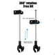 thumbnail image 5 of Clip de soporte para paraguas de acero inoxidable para bicicleta, carrito, silla de ruedas, scooter – montaje ajustable de 19–40 mm con almohadilla antideslizante e instalación rápida, 5 of 9