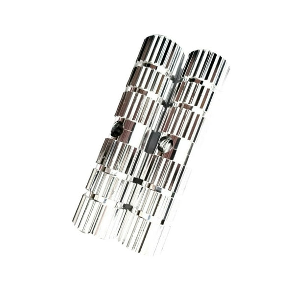 Toystoory Reposapiés para bicicleta de aleación de aluminio, 2 uds., fácil instalación para bicicletas de carretera y de montaña, Etc. Ciclismo Plata