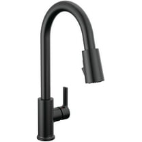 Peerless P7912lf Flute 1.5 GPM Deck Mounted Pull Down Kitchen Faucet - Black