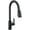 Matte Black, variant on Peerless P7912lf Flute 1.5 GPM Deck Mounted Pull Down Kitchen Faucet - Chrome