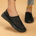 thumbnail image 2 of CAIXAI Women's Walking Shoes Orthopedic Shoes for Women Classic Mesh Knitted Woven Women Sock Sneakers Non- Sole Arch Support Mary Jane Flats Women Hands-Free Walking Tennis Shoes, 2 of 6