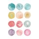 thumbnail image 1 of Un conjunto de lindos adhesivos de pared con puntos de colores. Vinilos decorativos para pared., 1 of 5