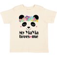 thumbnail image 3 of Inktastic My Yiayia Loves Me Yia Yia Bear Girls Toddler T-Shirt, 3 of 5