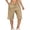 Khaki, variant on WAYUTE Womens Shorts High Waist Elastic Comfortable Soft Trendy Solid Color Work School Bottoms Versatile for Summer Daily Wear