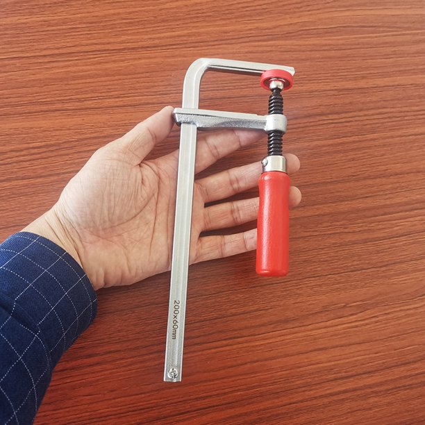 Abrazadera de barra Manual, abrazadera de riel de guía de tornillo rápido antideslizante para carpintería, mesa MFT Likrtyny Para estrenar