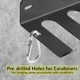 thumbnail image 4 of Gym Organizer Rack, 8 Hook Durable Gym Equipment Wall Rack Hanger Rust Resistant  for Jump Rope, 4 of 7