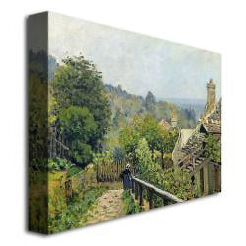 Trademark Art "Louveciennes 1873" Canvas Art by Alfred Sisley