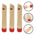 thumbnail image 1 of WRITWAA 3 Pcs Flûtes Rondes en Bois pour Enfants Instruments de Musique Cadeaux de Fête pour Enfants, 1 of 8