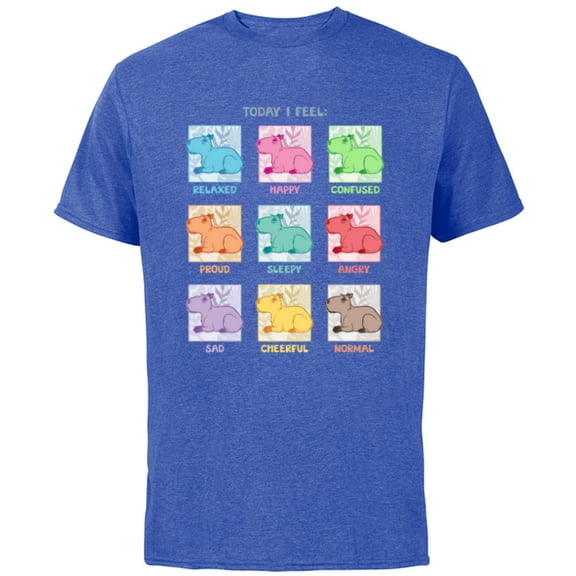 Disney Encanto The Many Moods of Chispi the Capybara - Short Sleeve Cotton T-Shirt for Adults - Customized-Royal Heather