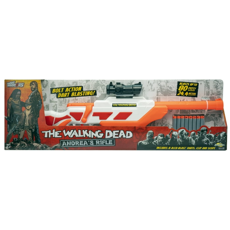 The Walking Dead: Andrea's Bolt-Action Zombie Dart Blaster with 8