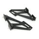 thumbnail image 3 of Soportes de montaje de alerón, soportes de montaje de alerón trasero de aluminio CNC universales para automóvil, patas de alerón, estética elegante, 3 of 9