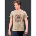 thumbnail image 2 of Vintage Colorful Rock Art T-Shirt Men -Image by Shutterstock, Male Medium, 2 of 4