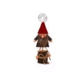 thumbnail image 1 of Yuarrent Decoración navideña bosque hombre tarjetero mensaje de foto Clip decoración de pantalla para arreglos de boda suministros Kits de decoración para fiestas Sombrero rojo + paño negro Yuarrent HA070163-04, 1 of 6