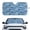 Blue Fish Camouflage Pattern, variant on HUIACONG Ocean Sea Turtle Sun Visor Protector Windshield Sun Shade Foldable UV & Heat Protection Easy Storage Car Windshield Sun Shade Shield Cover for Front Window Trucks