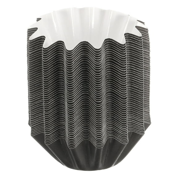 50 Pcs Cupcake Liners, Muffins Paper Baking Cups Wrappers Standard Greaseproof, Black