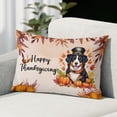 thumbnail image 2 of Happy Thanksgiving Bernese Mountain Dog Welcome Thankful Fall Autumn Pumpkin Pillowcase Double Sided Berner Lover Gifts Pillow Case Covers - 02021, 2 of 3