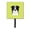 Lime Green, variant on Carolines Treasures Checkerboard Lime Green Border Collie Leash Or Key Holder