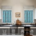 thumbnail image 4 of Kitchen Curtains 36 Inch Short - 3 Panel Set Watermelon Print, Rod Pocket Window Curtains 100% Polyester, Tropical Fruit Valance for Farmhouse, Cafe, Living Room, Bedroom, Easy Wash, 4 of 6