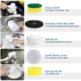 thumbnail image 4 of Cordless Electric Cleaning Brush with 5 Replaceable Brush Heads - Handheld Electric Shower Cleaner [JUN], 4 of 5