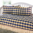 thumbnail image 2 of Checkers blue gold Daybed Set, 2 of 2