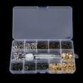 thumbnail image 2 of 40 Sets Press Stud Snap Button Popper Fastener with Setting Tool for Clothes (655#10MM), 2 of 7