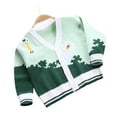 thumbnail image 5 of Godderr Toddler Kids Cute Bear Sweater for Boys Warm Soft Fall Knit Sweater Baby Cartoon Soft Cotton Knitwear Tops, 5 of 9