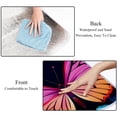 thumbnail image 4 of Butterfly Canvas Picnic Mat Waterproof Beach Blanket Sandproof Outdoor Camping Rug Foldable Compact Lightweight Portable Mat for Travel Hiking Park Grass 60"x80", 4 of 6