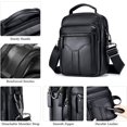 thumbnail image 7 of Bag for Men Crossbody Bag Small Leather Messenger Briefcase Handbag Men Purse | , Small, Leather, Messenger, Men Purse, 7 of 7