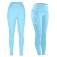 thumbnail image 2 of BUIGTTKLOP Leggings with Pockets for Women High Waisted Yoga Pants Ankle Length Stretchy Slim Fitted Workout Tights, 2 of 8