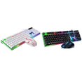 thumbnail image 2 of (Blanc)ZGB G21B Ensemble Clavier et Souris Filaires USB Colorés, 2 of 5