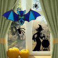 thumbnail image 6 of Halloween Bat Window Hanging Acrylic Wall Art Decoration, Colorful Bat Suncatcher Ornament, Festival Hanging Sign Props for Home Window, Wall, Door, Indoor Outdoor Halloween Party Decor, 1PC Blue, 6 of 9