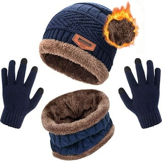 Women's Warm Fleece Winter Set - Scarf, Hat, and Gloves Set - Walmart.com