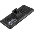 thumbnail image 3 of Tyre Pattern Design Case for Motorola Edge 2022 (Not 2021) with Kickstand, Heavy Duty Shockproof TPU+PC Material Double Layer Protection Phone Case for Motorola Edge 2022 XC Black, 3 of 11