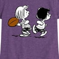 thumbnail image 3 of Peanuts - Marcie Patty Football - Toddler & Youth Girls Short Sleeve Graphic T-Shirt, 3 of 6