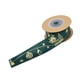 thumbnail image 2 of 1 rollo de cinta de raso para envolver regalos, decoración navideña DIY, naranja/verde, 25 mm, 2 of 7