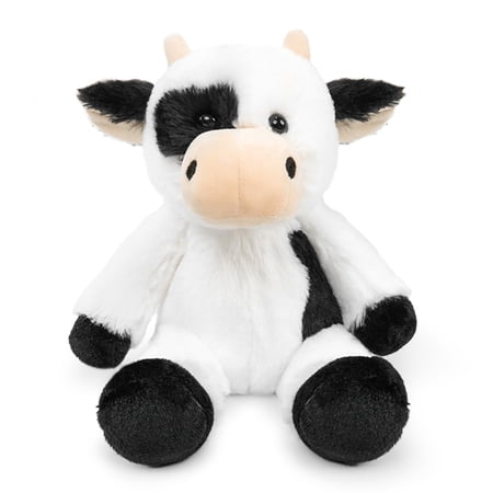 Stuffed Animal Plush Toy Soft Plushie Cuddly Holstein Cow Cute Plush Toy for Kids Toddlers Boys Girls Birthday Christmas Nursery Decor Party Favors