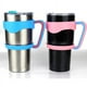 thumbnail image 3 of Juego de 2 asas para tazas de 30 oz, de acero inoxidable, sin BPA, para viaje, color rojo, 3 of 4