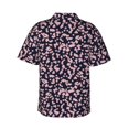 thumbnail image 3 of Daiia Flower Hawaiian Shirt for Men Gentle Cotton Regular Short Sleeve Casual-Large, 3 of 9