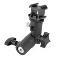 thumbnail image 4 of Swivel Tri Hot Shoe Mount Adapter Flash Light Stand Holder Bracket E Mount Support, 4 of 4