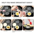 thumbnail image 4 of Egg Frying Pan Non-Stick Breakfast Pancake Pan Wear-resistant Frying Pan Fried Egg Burger Pan Pot Universally Applicable to All Cookware, 4 of 6