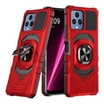 thumbnail image 2 of SPY CASE Case for Boost Mobile Celero 5G Plus 2023 7" Case with Tempered Glass Screen Protector Ring Kickstand Car Mount Shockproof Hard Phone Case Cover - Red, 2 of 7
