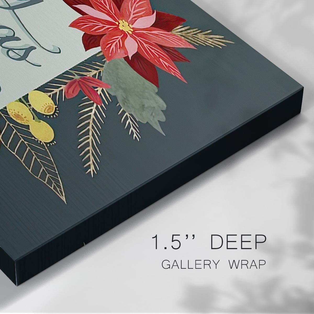 Bright Christmas Night Collection A- Gallery Wrapped Canvas